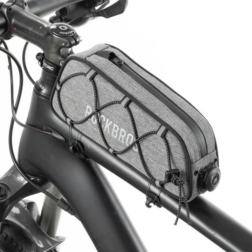 락브로스 자전거 탑튜브 가방 TL004, 그레이, 1개