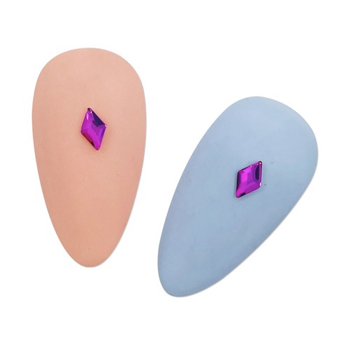 메이브라운 대용량 네일스톤 미니다이아 3 x 5 mm 50p, 퍼플, 1세트