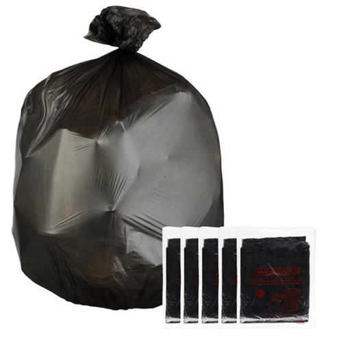 애니돌 배접 분리수거 쓰레기 비닐봉투 검정, 40L, 100매