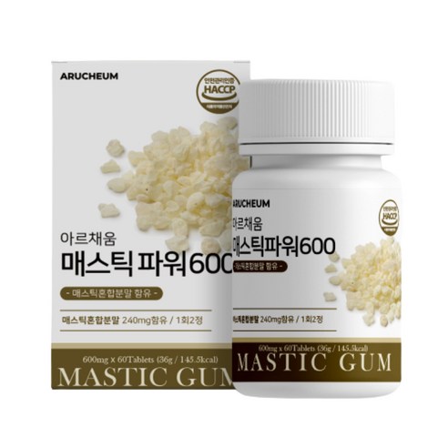 아르채움 매스틱 파워 600 36g, 60정, 1개