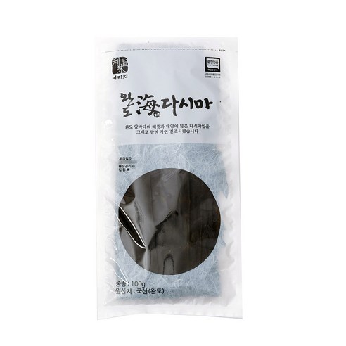 완도 해다시마, 3개, 100g