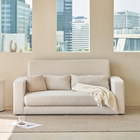 좁은 공간, 넓은 행복! 레이디가구 모우 패브릭 소파베드로 완성하는 나만의 아늑한 공간 레이디가구데이베드