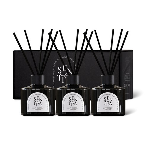 센티카 오브제 디퓨저 200ml 3p, 06 소프트코튼