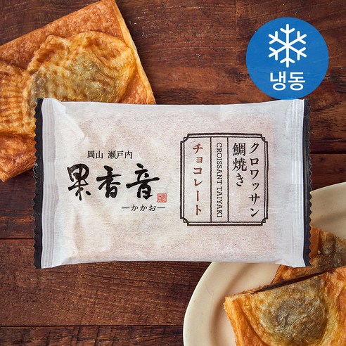 크로와상 타이야끼 초콜릿향 붕어빵 (냉동), 80g, 1개입, 1개