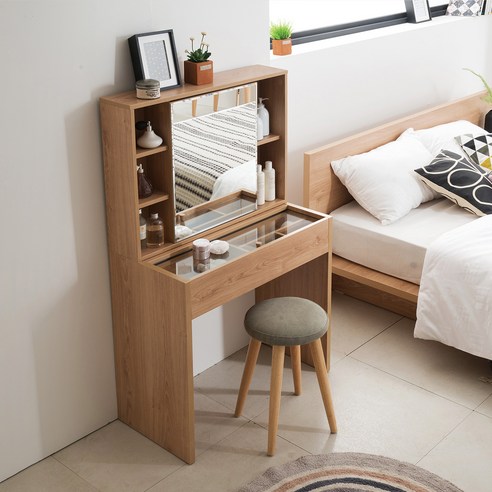 좁은 방도 넓게 쓰는 마법! 리바트 스마트 수납 화장대 사용 후기 리바트화장대