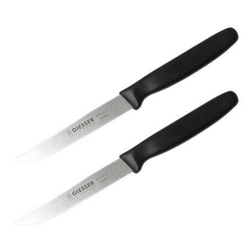 기셀 스테이크 나이프 11cm, 블랙, 2개