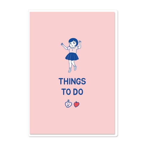 달퐁이네문방구 Things To Do 다이어리, 살구