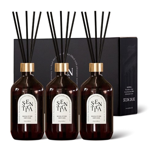 센티카 프리미엄 대용량 디퓨저 500ml x 3p, 05 북스토어, 3개