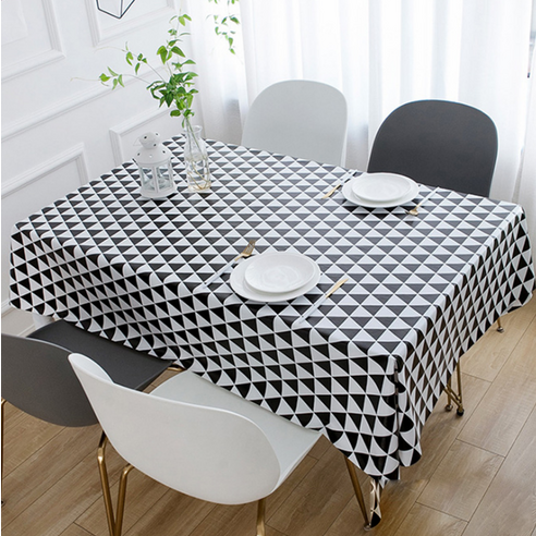 에이홉 깔끔한 체크 식탁보, TYPE04, 140 x 220 cm