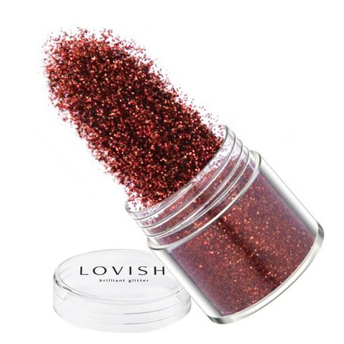 러비쉬 프리미엄 네일 글리터 10g, LVS-015 초코브라운, 1개