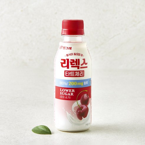 빙그레 리렉스 타트체리, 230ml, 6개 맑은농장유기농타트체리