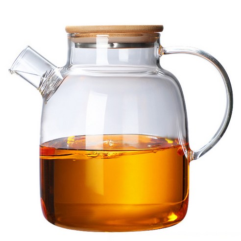 자연무이 한차전용 내열유리 주전자, 혼합색상, 1개, 1.8L