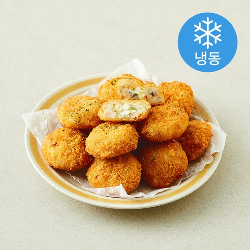 [로켓프레시] 지엔씨푸드 대파 크림 치즈 고로케 20개입 (냉동)