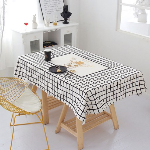 마켓에이 아메리칸 일러스트 키친테이블 식탁보, TYPE B06, 60 x 90 cm