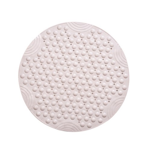 버블 벌룬 풋매트 65 x 65 cm, 화이트, 1개