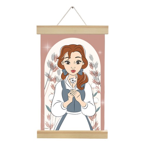 아이러브페인팅 디즈니 프린세스 DIY 큐빅페인팅 행잉타입 20 x 30 cm, 벨 민들레, 1개