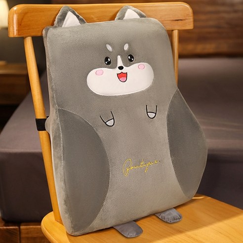 리빙에스 과일 동물 등 받이 쿠션, 강아지