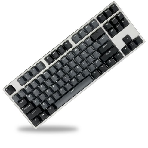 몬스터기어 카일 갈축 유선키보드, 텐키리스, NINJA 87K5, Q 화이트