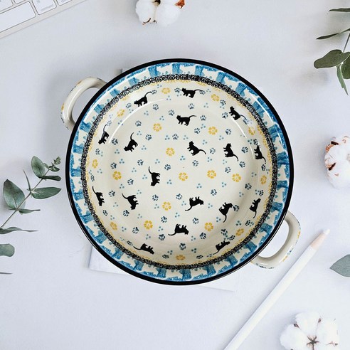 세라미카아티스티나 폴란드 캐서롤 25cm, 2153, 1개