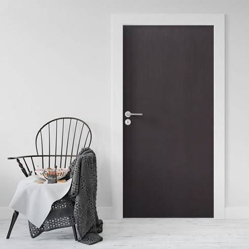 현관문 방문 시트지 2p, 40다크월넛(SM556), 100 x 210 cm