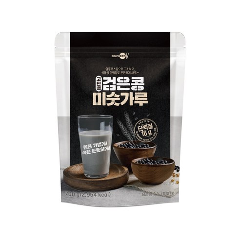 심플잇 고단백 검은콩 미숫가루, 700g, 1개  Best 5