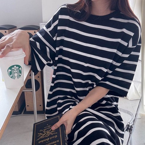 보리맘 단 R 여름 미디 임산부 원피스 빅사이즈 임부복 R445