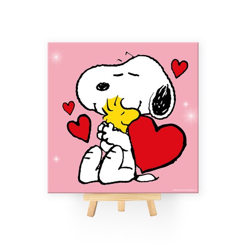 아이러브페인팅 피너츠 DIY CUBIC PAINTING 2020cm, 러브앤허그, 1개