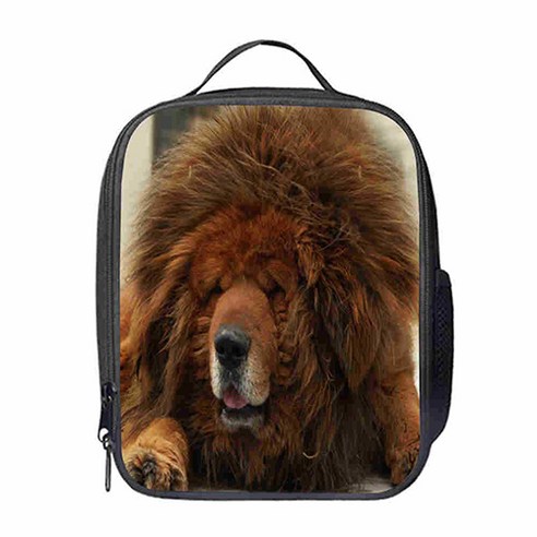 파라다이소 유니크 강아지 디자인 보온 보냉 토트 크로스백 도시락 가방, 18
