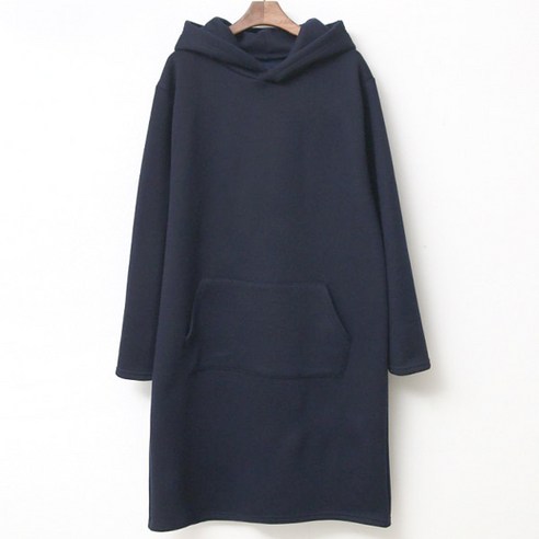 예스 기모 후드 임부 원피스