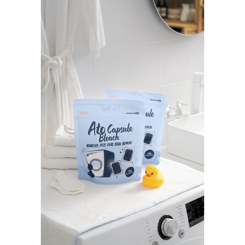 아기 피부를 위한 안전하고 깨끗한 세탁, 폴메디슨 키즈 아토 캡슐 표백제