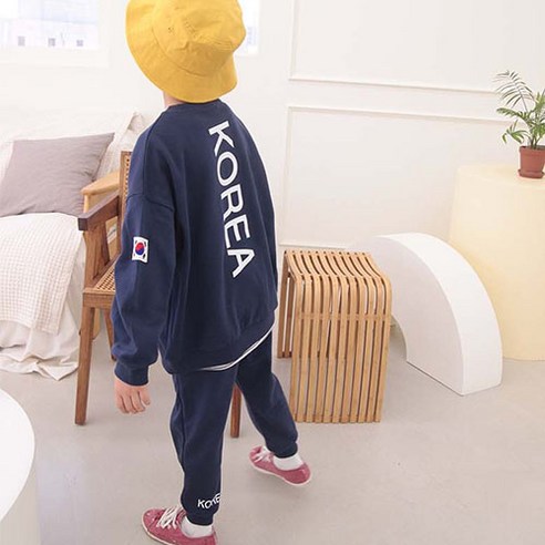 소년마켓 남아용 따뜻한 국대 상하의 세트