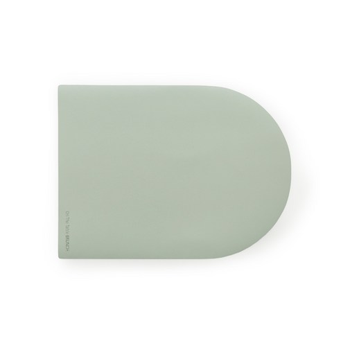 퍼니메이드 가죽 테이블 매트 브런치, 애쉬그린, 35 x 26 cm