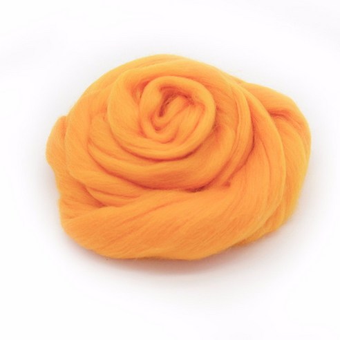 위빙 / 마크라메 재료 펠트실 50g, 3 오렌지, 1개