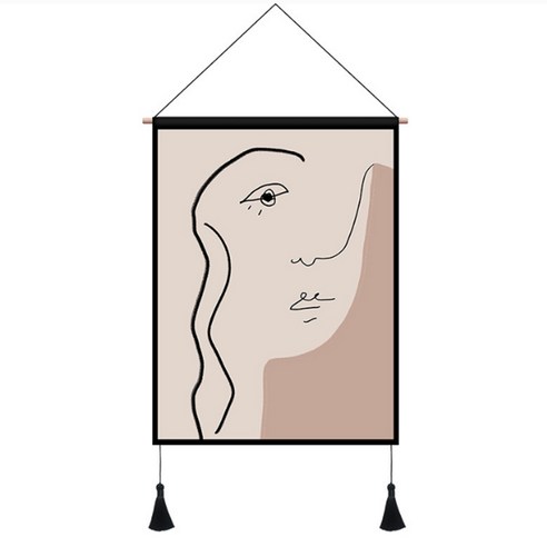 알로데 라인 아트 추상 벽 장식 행잉 포스터, 13