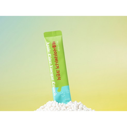 상큼한 유혹, 뉴트립 애플사이다비니거 크런치로 건강한 즐거움을 만끽하세요!