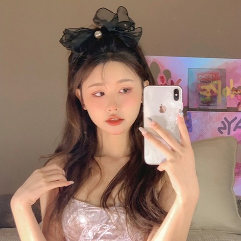 이쁨달다 오간자 리본핀 3종 세트: 다양한 헤어스타일을 완벽하게 연출하는 세련된 헤어 액세서리