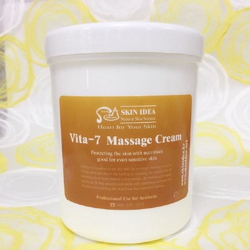 스킨아이디어 비타세븐 마사지 크림, 1000ml, 1개