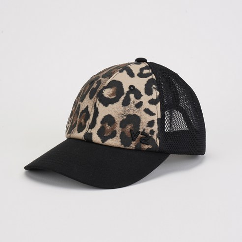 브이투 LEOPARD LOGO BALL CAP