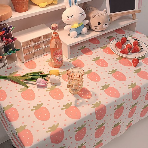 마켓A 파스텔 패턴 리핏 식탁보, TYPE12, 120 x 120 cm