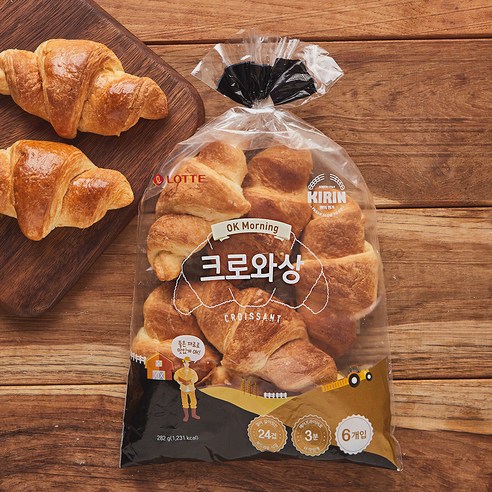 롯데웰푸드 크로와상, 282g, 1개