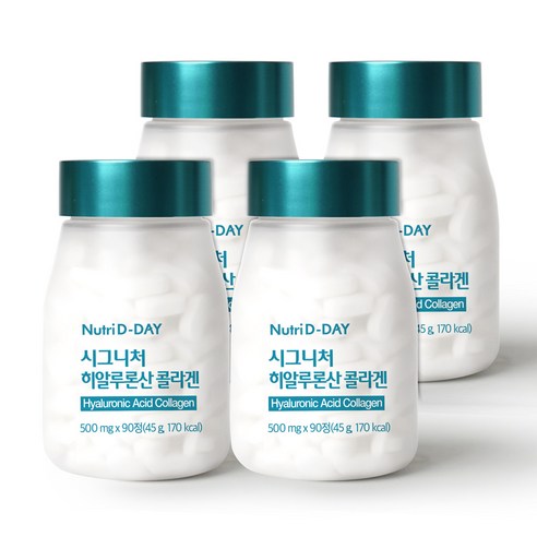 뉴트리디데이 시그니처 히알루론산 콜라겐, 4개, 90정