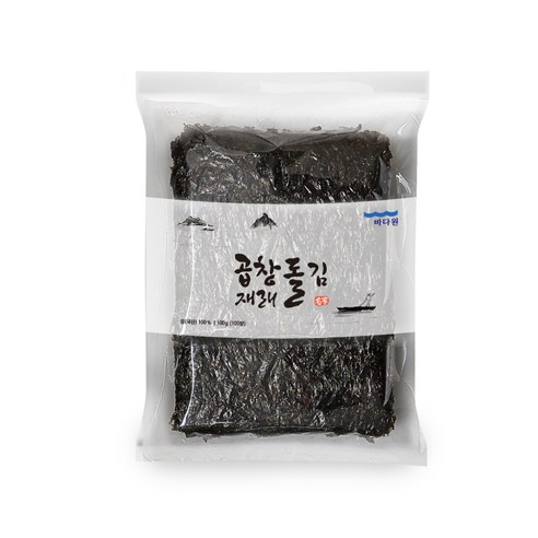 바다원 곱창 재래 돌김 100p, 1개, 180g