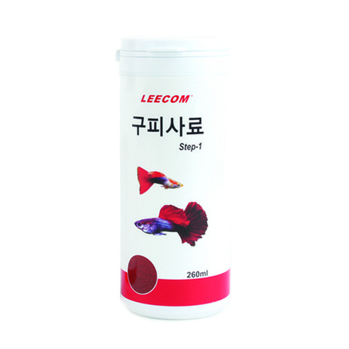 리컴 구피사료, 1개, 260ml