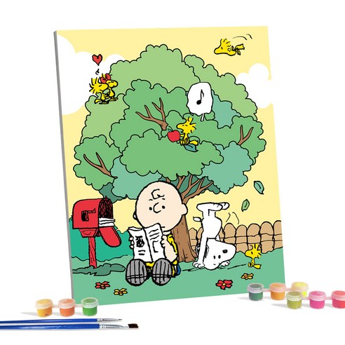 아이러브페인팅 피너츠 DIY PAINTING 40 x 50 cm, LOVE LETTER, 1개