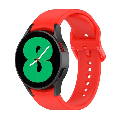 쉴드랩 갤럭시워치 6 5 4 클래식 스트랩 시계줄 40mm 44mm 42mm 46mm 43mm 47mm 오리지널형 호환 실리콘, 라이트그린