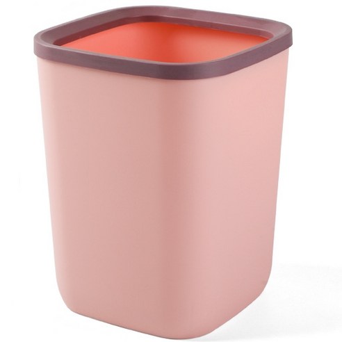 사무실용 쓰레기통, 05 핑크 12L, 1개