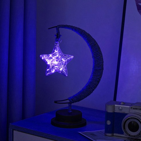 어썸리브 LED 로프 무드등, 09 블루레이 별  (USB 모델)