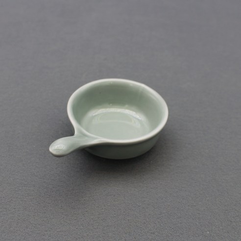 달소금 귀여운 손잡이 소스볼 7 x 10.5 x 3 cm, 스카이그레이(유광), 1개