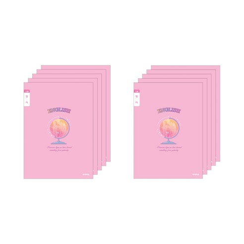 아이비스 여아용 초등3~6 영어노트 11604, 지구본, 10개