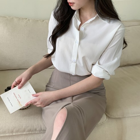 短款女 基本款襯衫 襯衫 女式襯衫 素色襯衫 襯衫搭配 女式襯衫 女式素色襯衫 女式素色襯衫 秋季襯衫